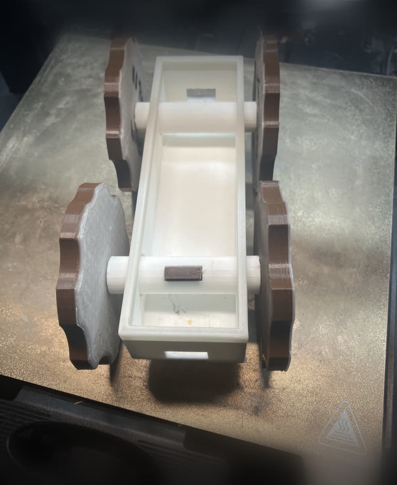 Rubber Band Car 3d model