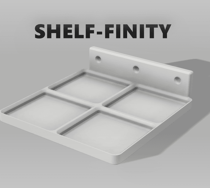 Gridfinity 2x2 Wallmount Baseplate 3d model