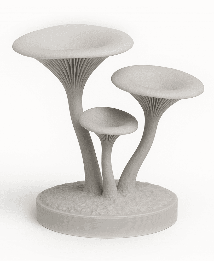 clitocybe odora 3d model