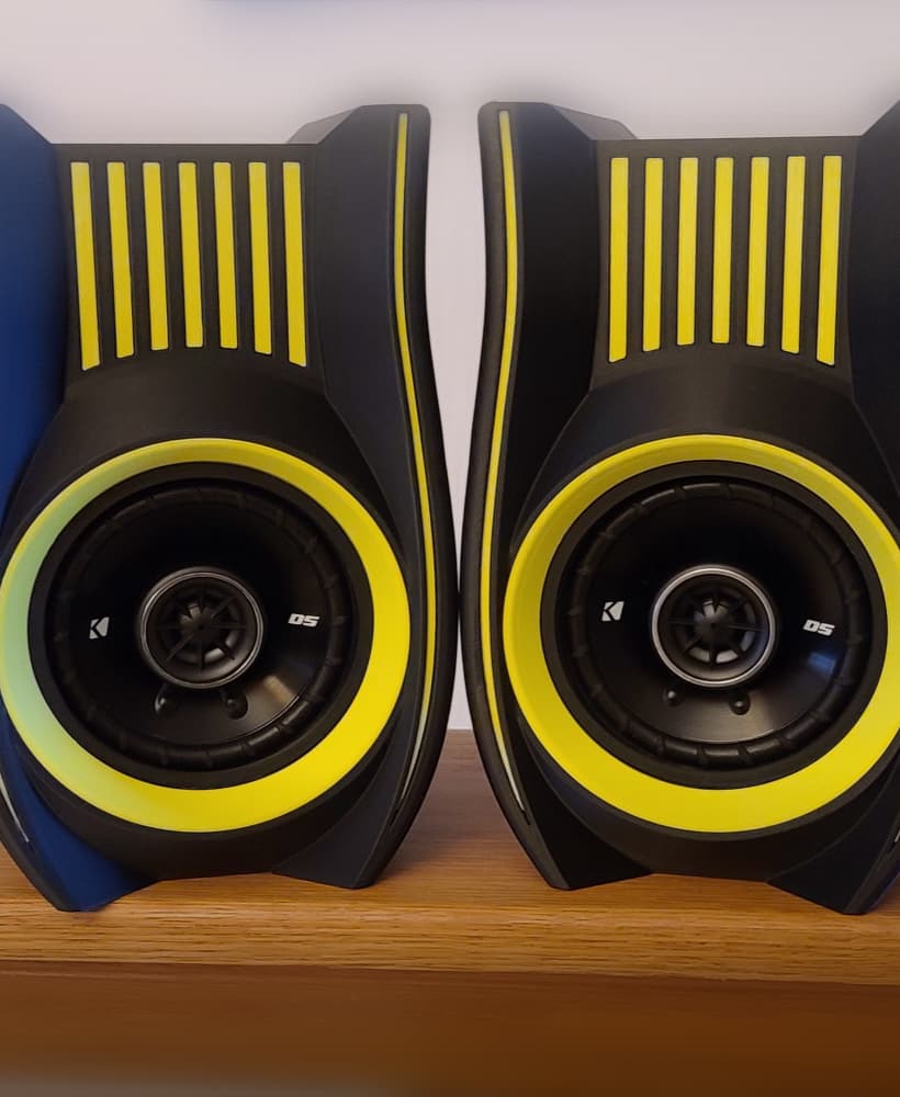 Celestial Thruster Speakers - Bluetooth / PC / Desktop Speakers with Deep Bass 3d model