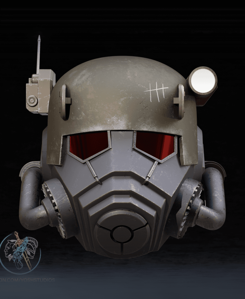 Fallout NCR S2 Helmet 3D Printer STL file 3d model