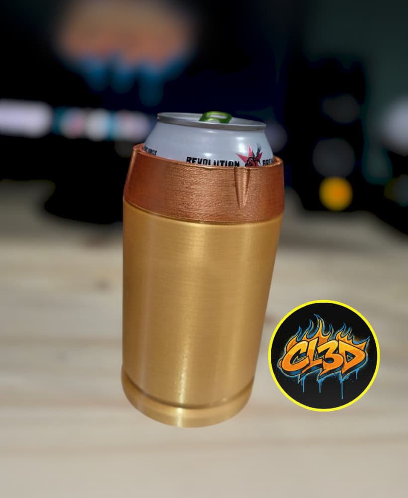 9mm Hollow Point Beer Can Koozie 3d model