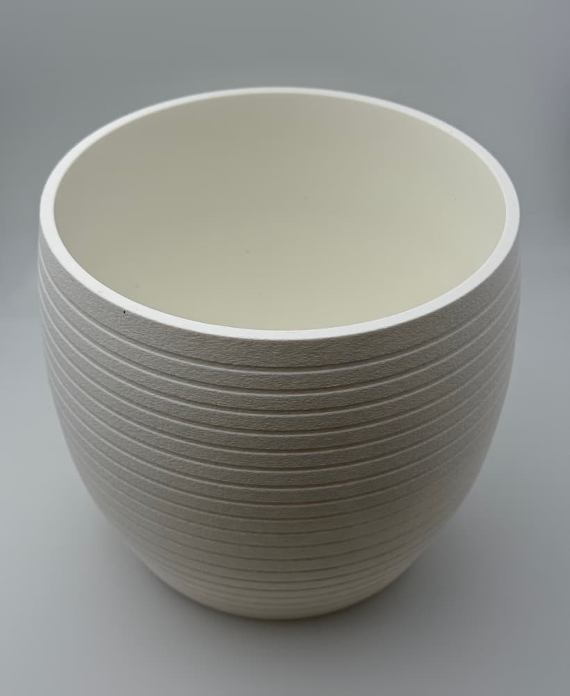 Elegant Plant Pot with Double Bottom 3d model