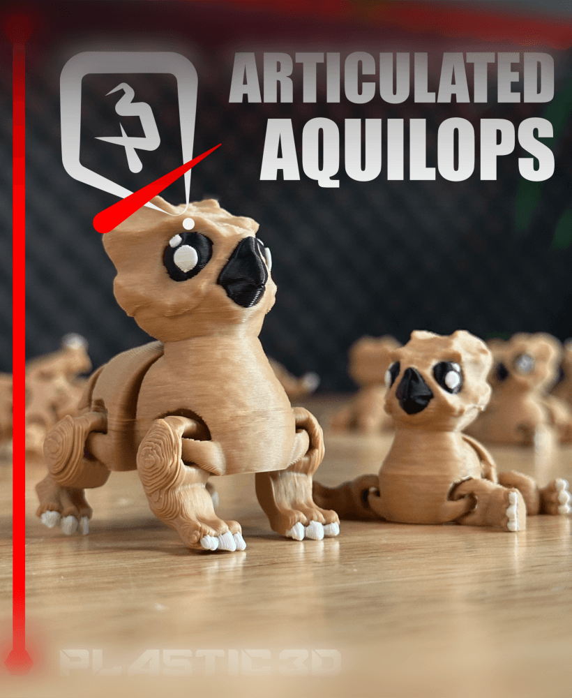 Articulated Aquilops — The Ancient Beak 3d model