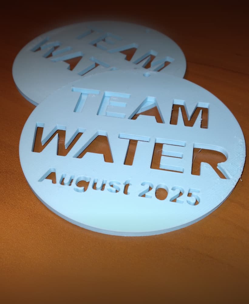 Team Water Ornament 3d model