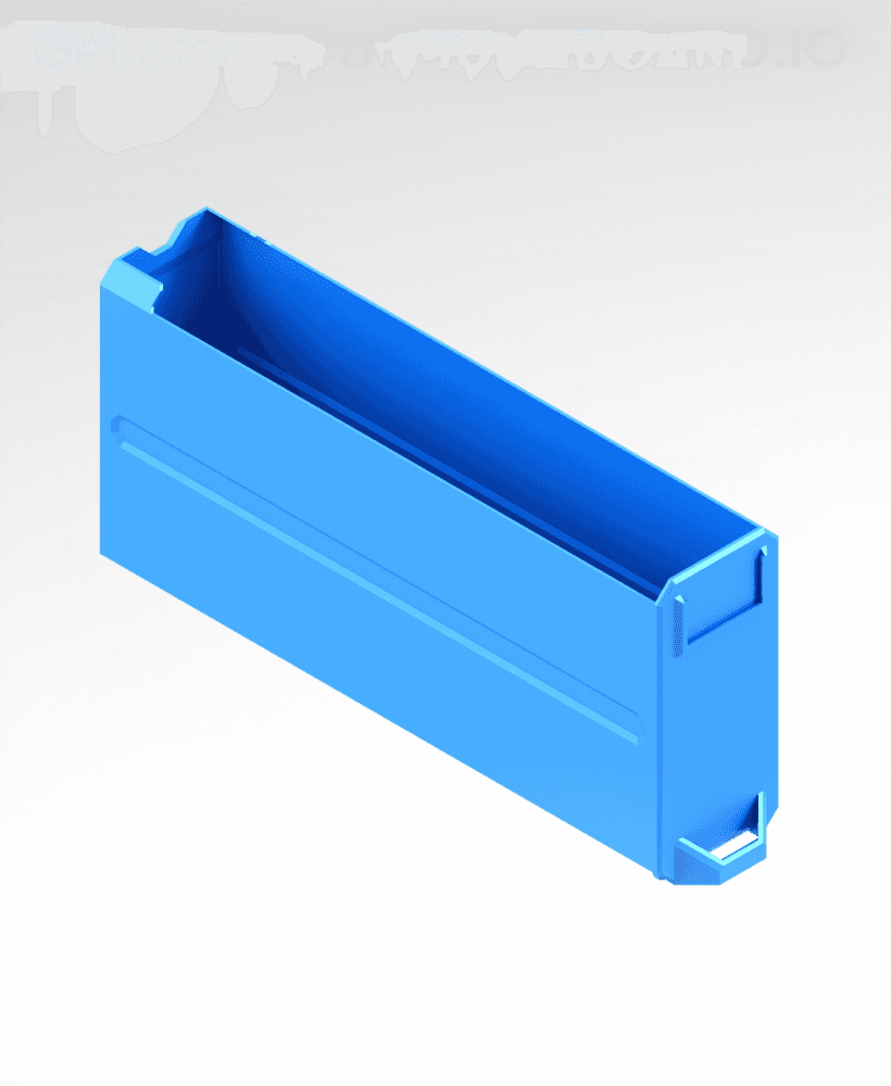 1x2x4 LU - Labelled - MultiBin Simple Drawer 3d model