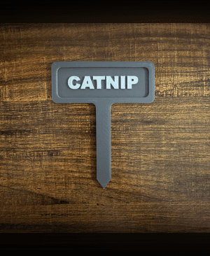 Catnip Garden Marker | 3D Print 3MF 3d model