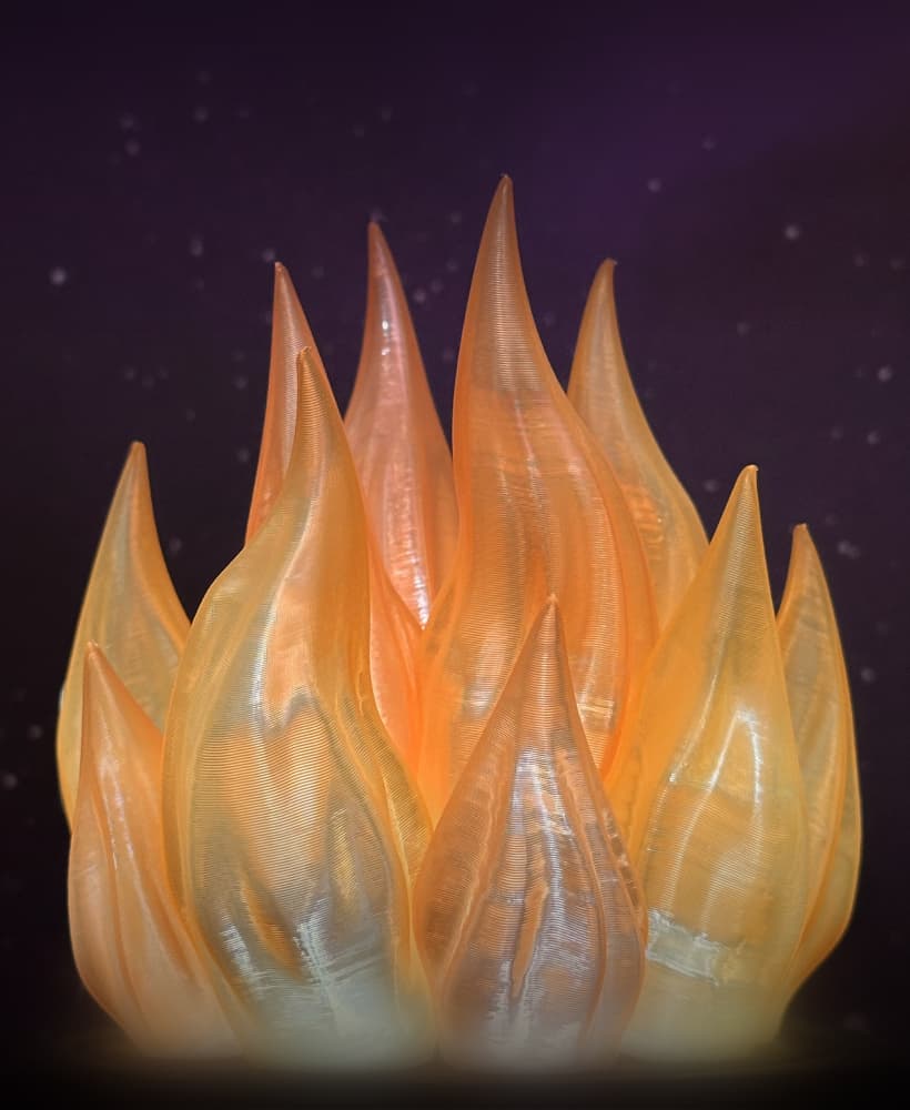 Flame Lamp 3d model