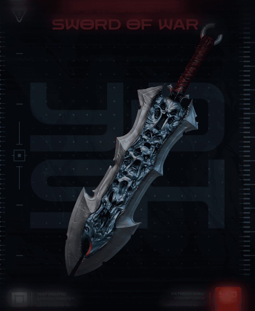 Darksiders War Sword 3D Printer STl 3d model
