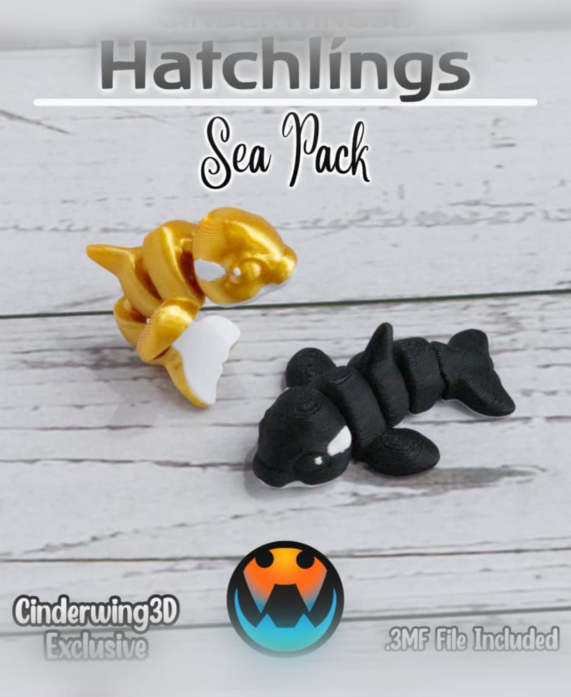 Orca - Cinder Hatchling 3d model