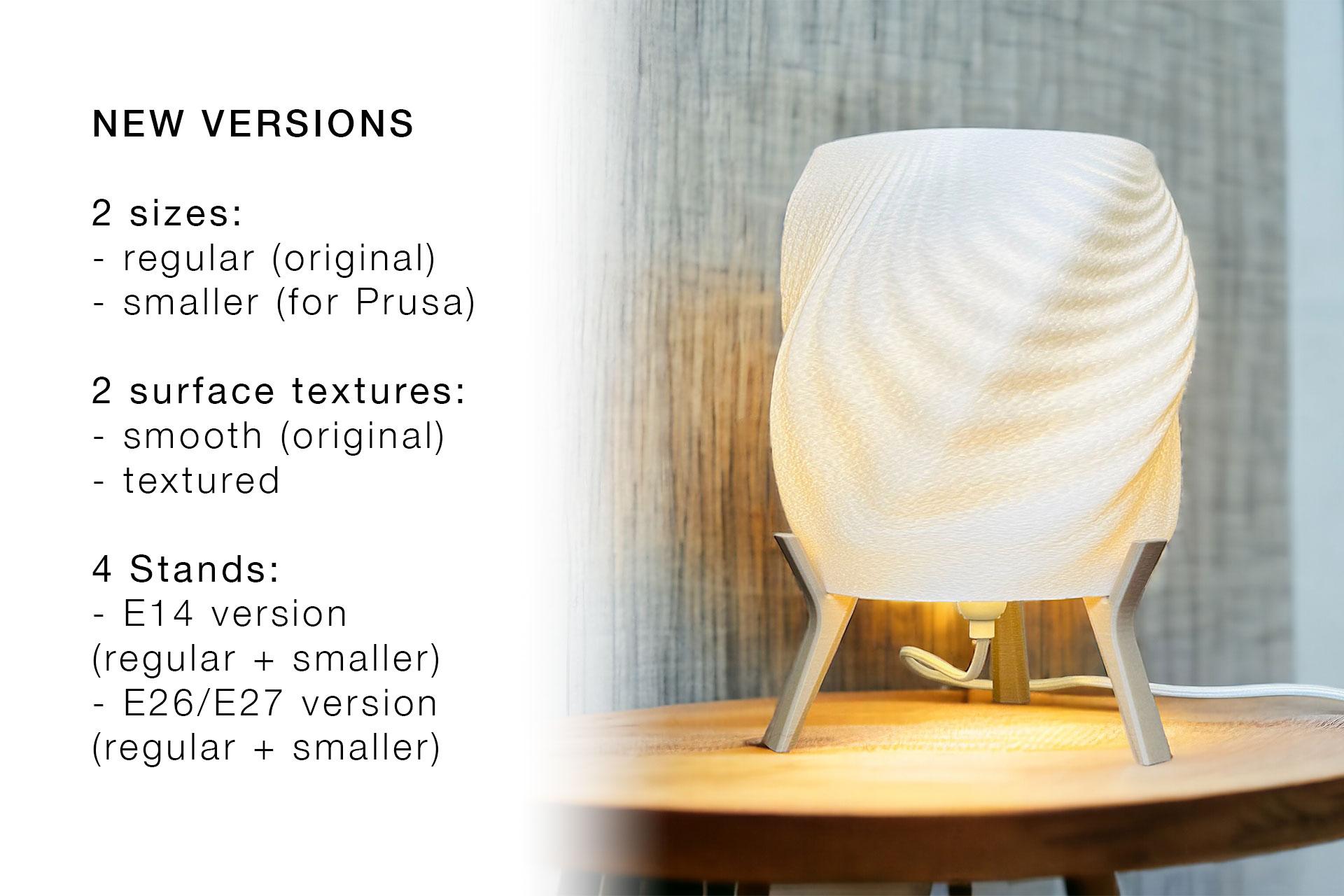 Draped Elegance table lamp
design variations