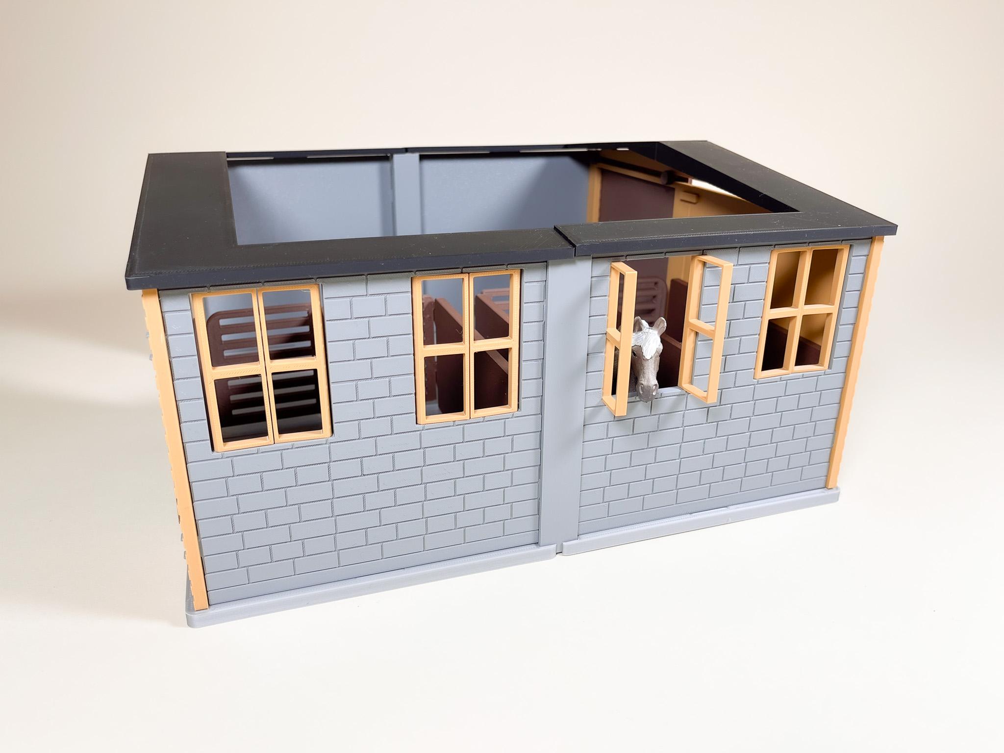 3D Printable Horse Stables