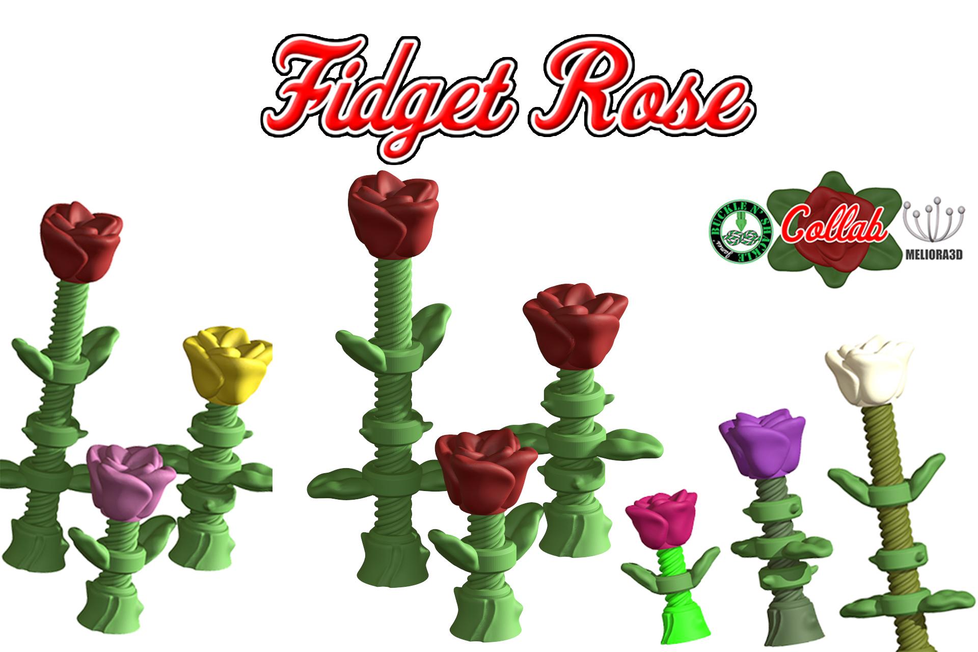 Fidget Rose Collab with Meliora3d!