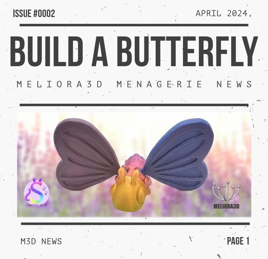 Build a Butterfly Collab with SassieCat3D