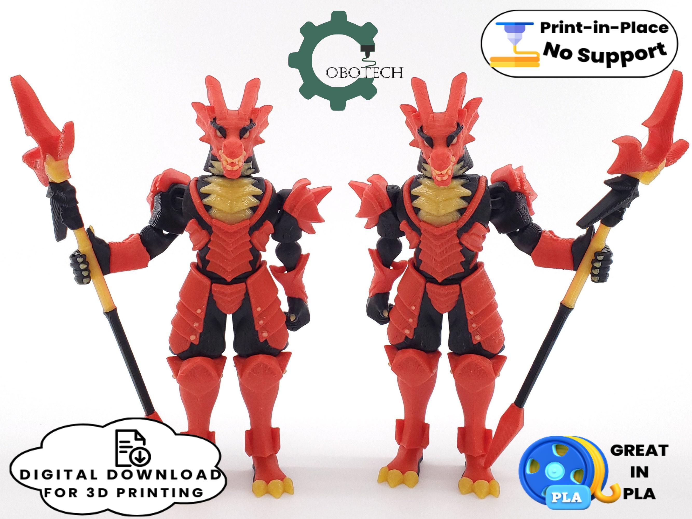 🚀Exclusive Downloads: 🐉Articulated Dragon Knight!