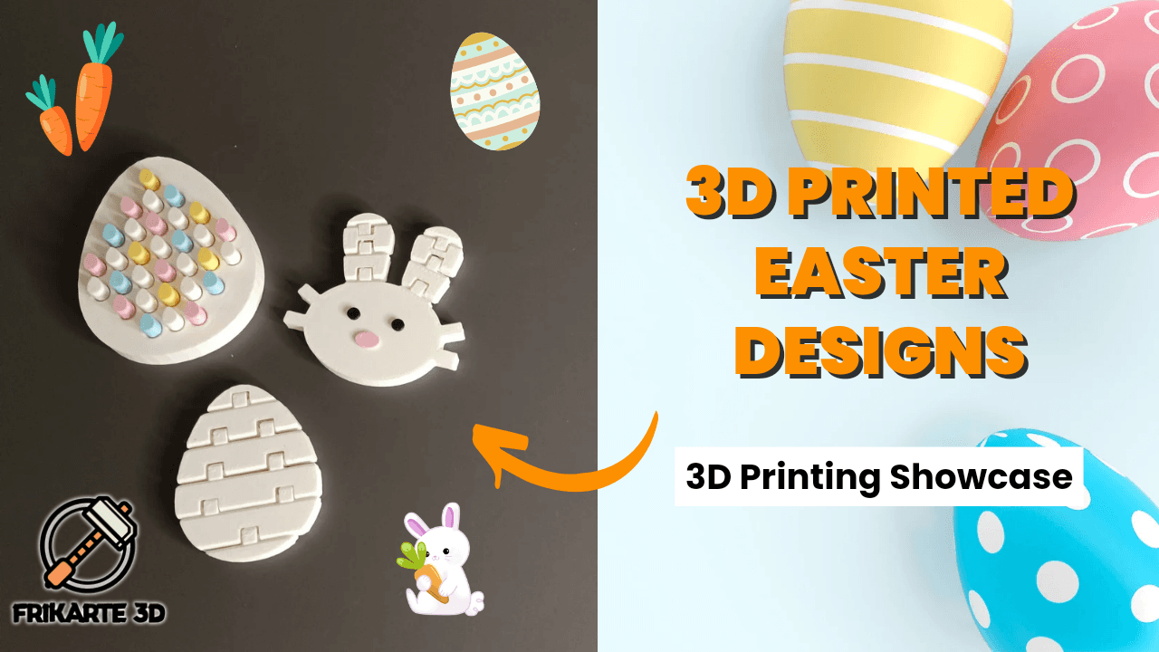 New Youtube Video! My 3D Printing Easter Designs of 2024