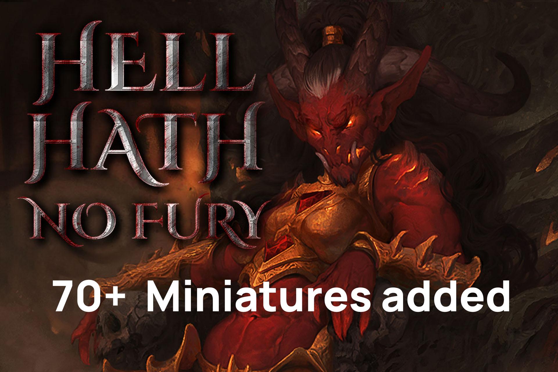 HELL HATH NO FURY - 70+ Models added to Thangs Membership