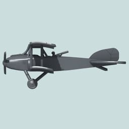 1:144 Albatros C.V/17 3d model