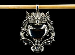 Holy Grail Holy Spirit Dove Sacred Symbol Necklace Pendant Jewelry Gift 3d model