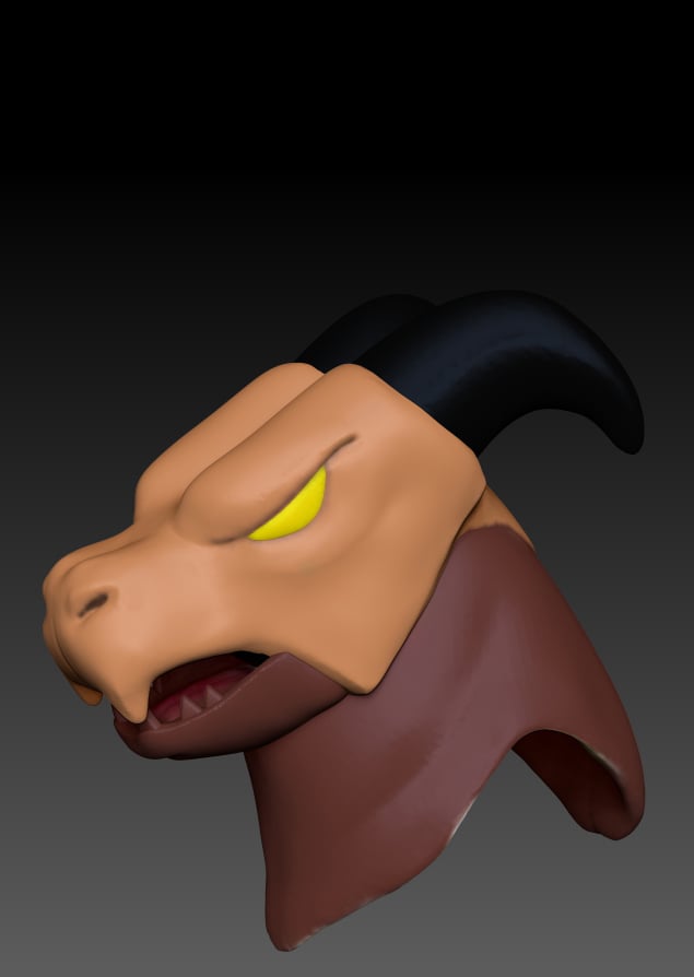 Dragoon Head MOTU Classics 3d model