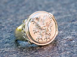 Griffin Ring Size 7 3d model