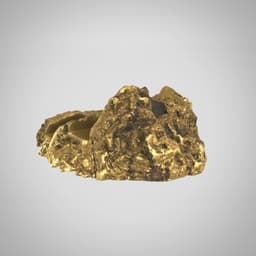 Gold Nugget PhoneStand 3d model