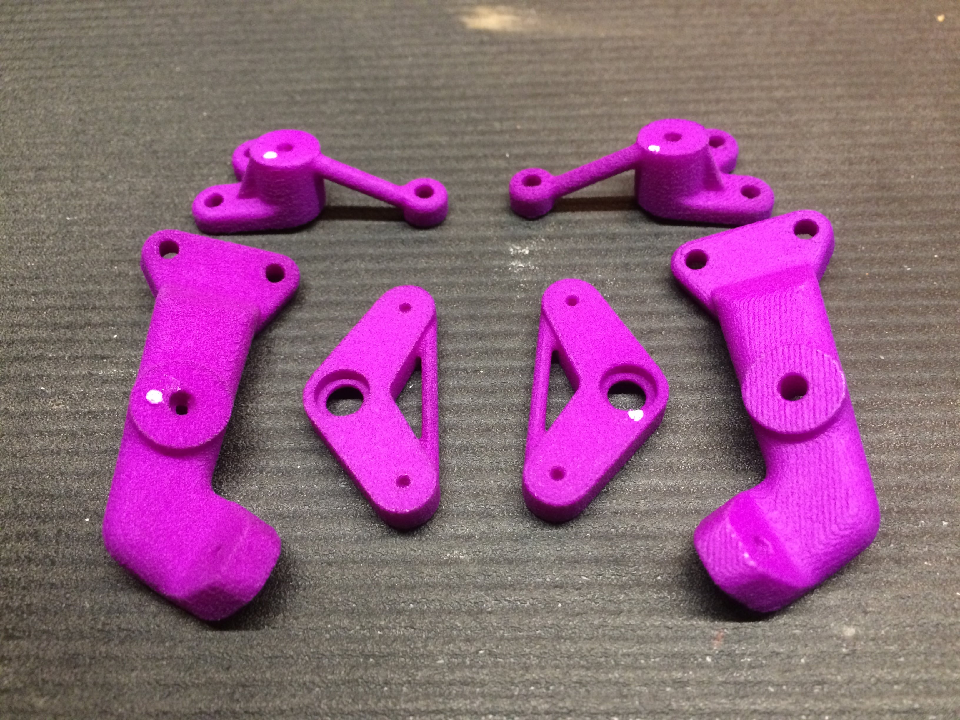 10mm Offset Hornet Double Wishbone Cantilever Front Suspension Set 3d model