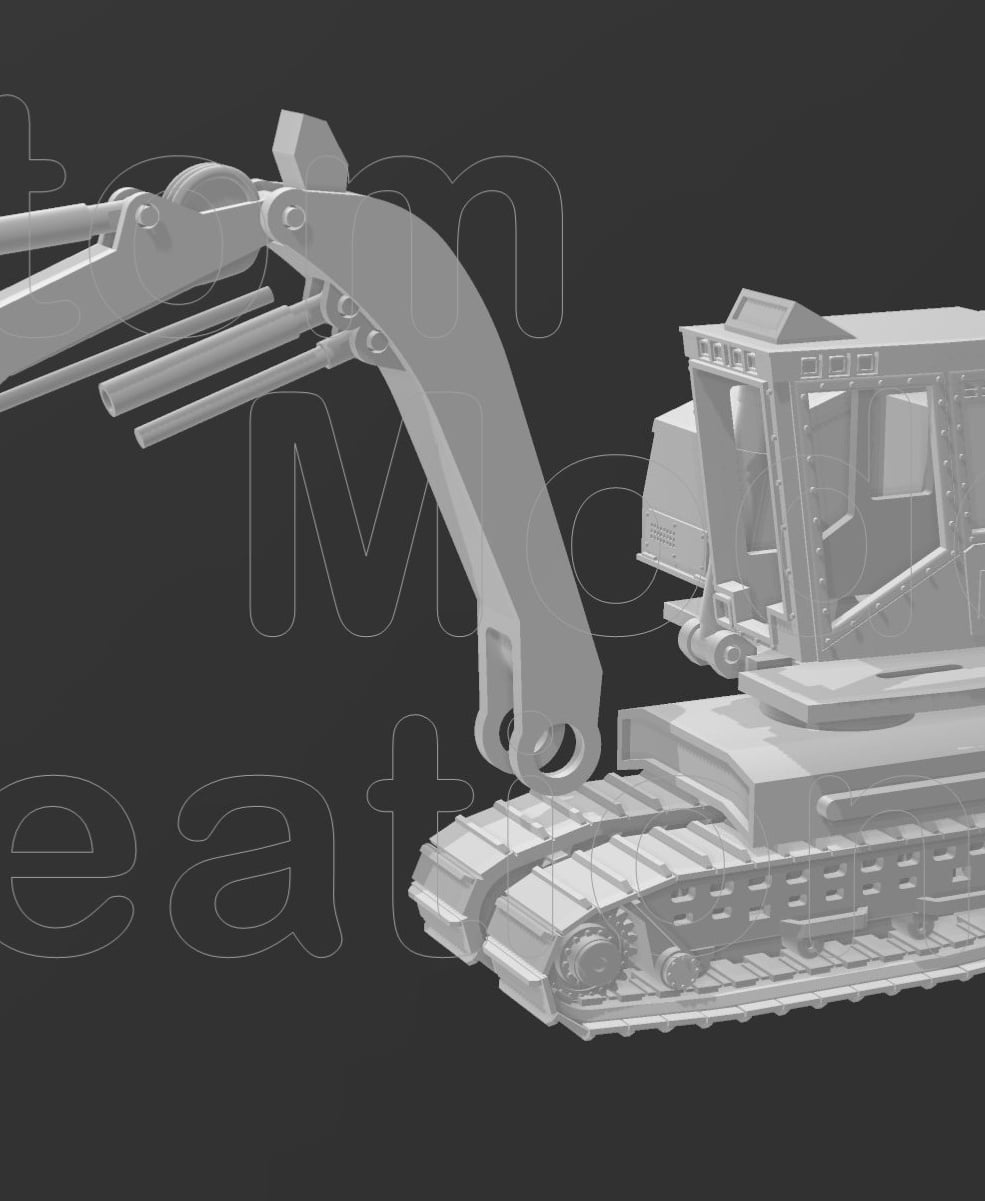 Tiger Cat 845D Feller Buncher Kit 1-64 Scale 3d model