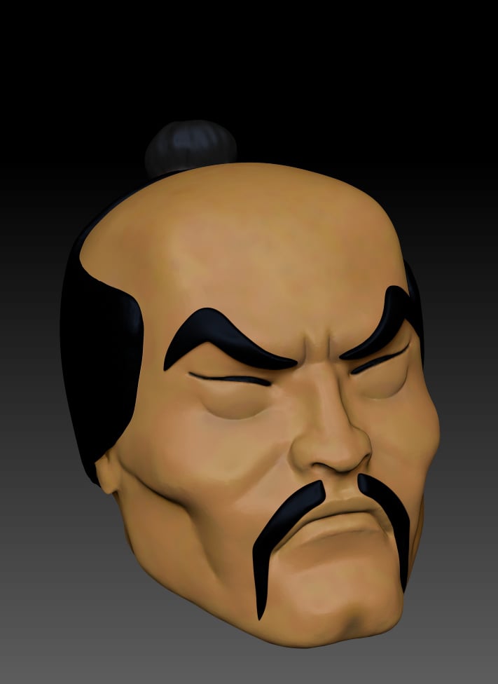 Chopper Head MOTU Classics 3d model