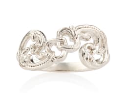 Two Hearts Love Grows Swedish Dalarna Kurbits Ring Size 6 3d model