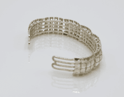 Mirror Array Cuff Bracelet 3d model