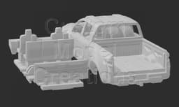 Nissan Titan Warrior 2018 1/87 Scale 3d model
