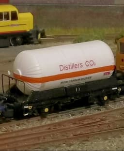N Gauge TTO55 CO2 Tank Wagon 3d model