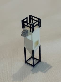 N Scale - Dust Filter - Square Hollow 3d model