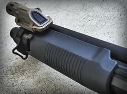 Airsoft Tri Shotgun Dual Rail Barrel Mount 3d model