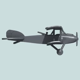 1:144 Albatros C.V/17 3d model