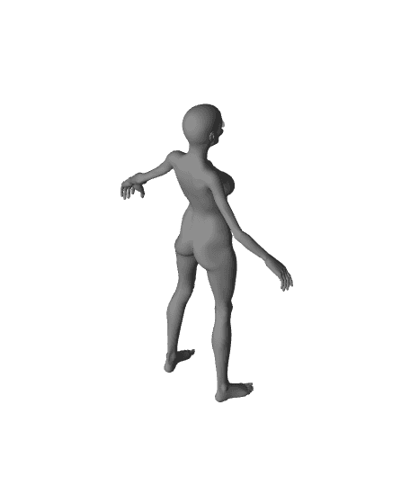 alien girl by Animarte3d full viewable 3d model