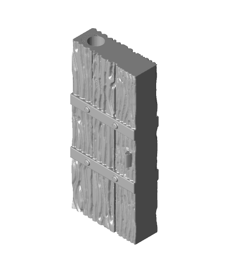 Small Door Cut-Stone for OpenForge and OpenLock 3d model