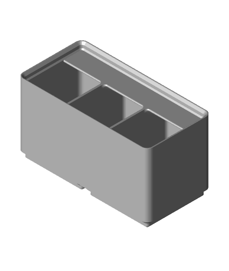 Divider Box 2x1x6 3-Compartment.stl 3d model