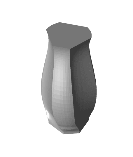 Quick print modern vase by Oddity3d full viewable 3d model