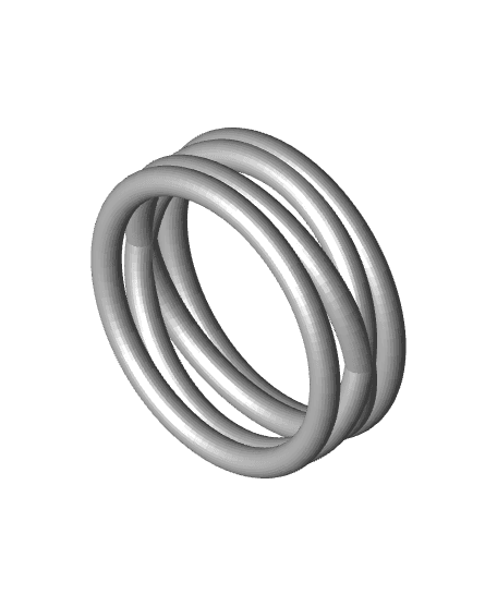 Braided Ring 3d model