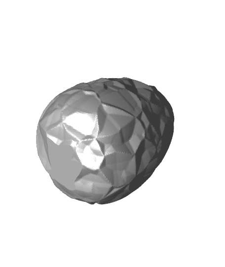 Crumpled (Easter) Egg by Arkay_Prints full viewable 3d model