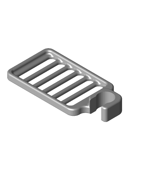 Soap dish for 18mm down pipe 3d model