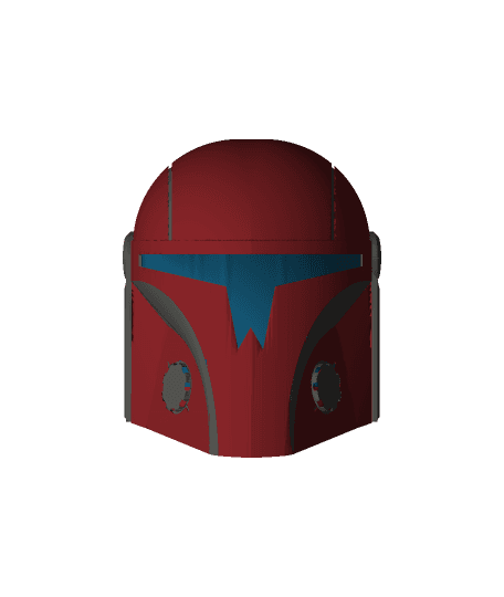 Red Hood inspired Mandalorian 3d model