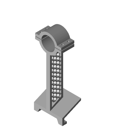 Phone Mount for vesa dual monitor stand  3d model