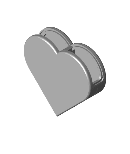 Shutter Box - Heart 3d model