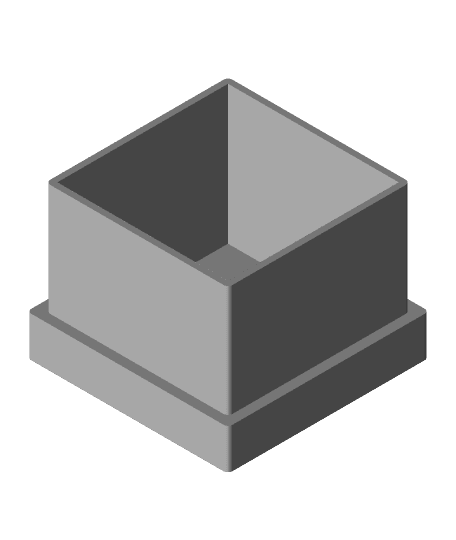 Simple LEGO Brick Style Stackable Boxes 3d model