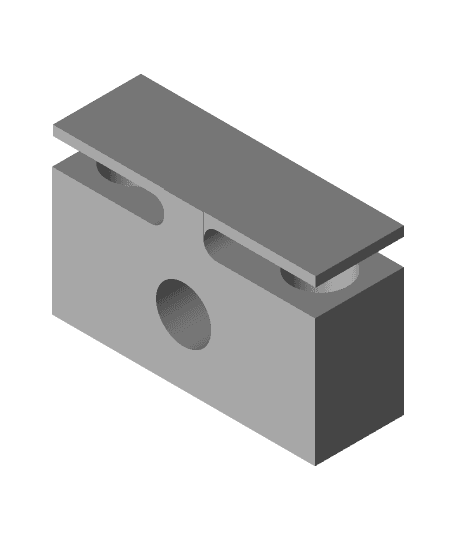 Low profile side clamp 3d model