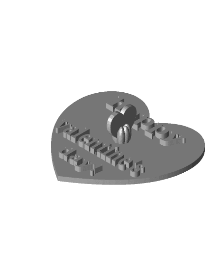 Remix of Simple Heart Box with Lid by josephzamani25 full viewable 3d model