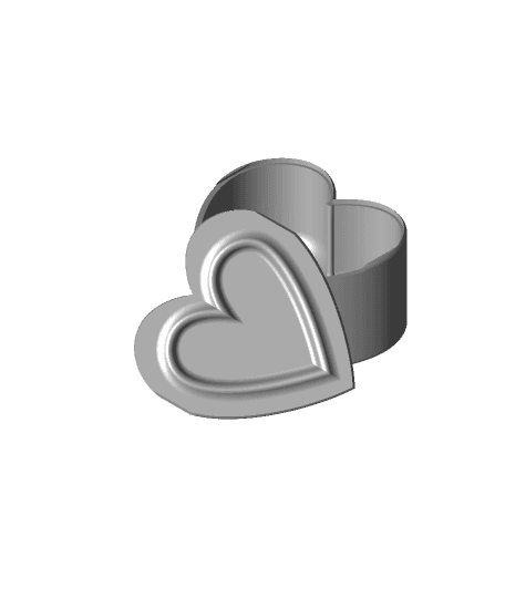 Sliding Heart Box - With More Heart by PyroSA full viewable 3d model
